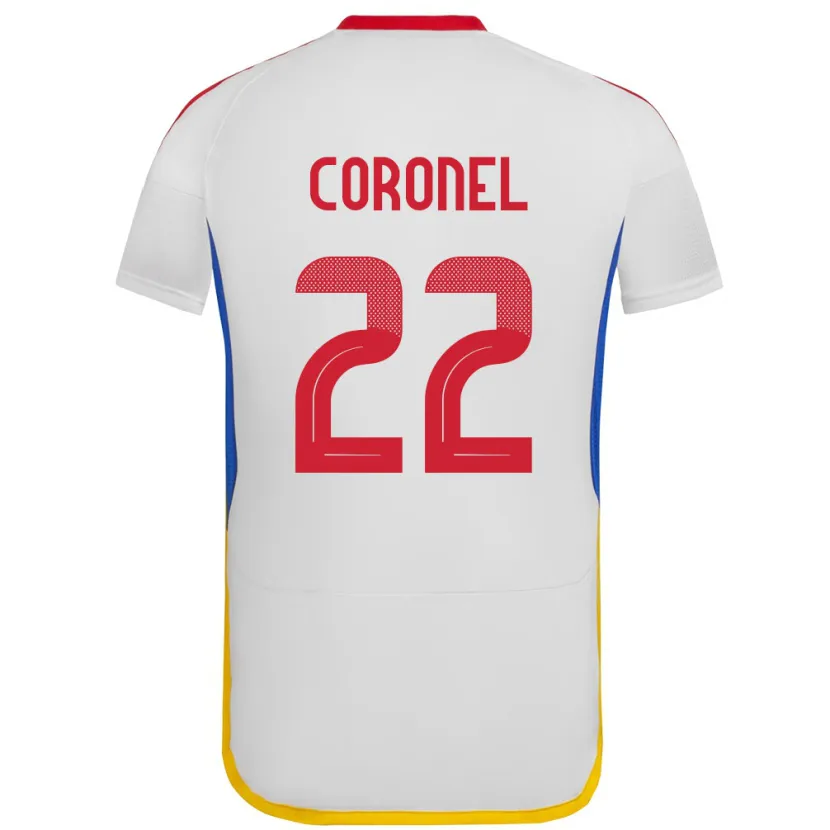 Danxen Kinder Venezuela Nohelis Coronel #22 Weiß Auswärtstrikot Trikot 24-26 T-Shirt Schweiz