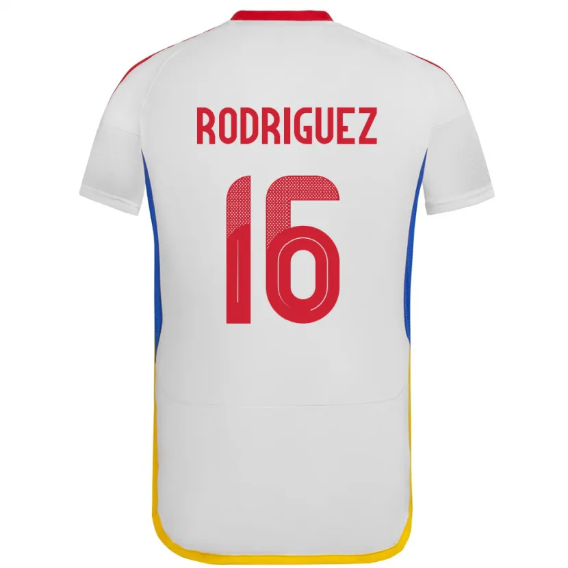 Danxen Kinder Venezuela Arianna Rodríguez #16 Weiß Auswärtstrikot Trikot 24-26 T-Shirt Schweiz