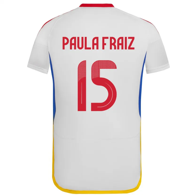 Danxen Kinder Venezuela Ana Paula Fraiz #15 Weiß Auswärtstrikot Trikot 24-26 T-Shirt Schweiz
