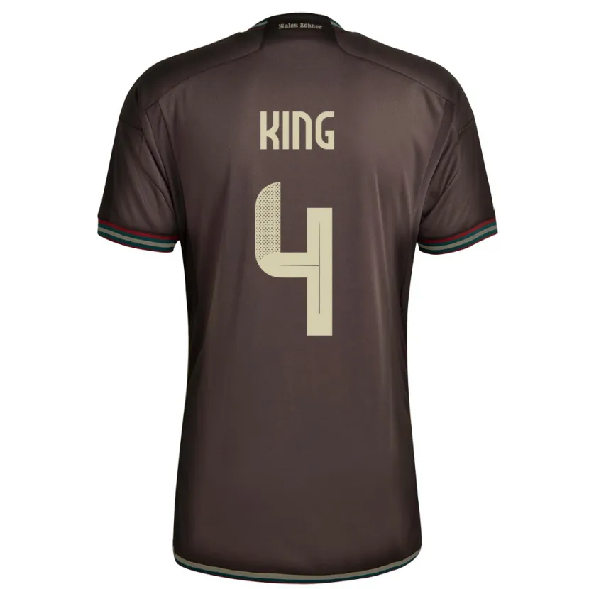 Danxen Kinder Jamaika Richard King #4 Nachtbraun Auswärtstrikot Trikot 24-26 T-Shirt Schweiz