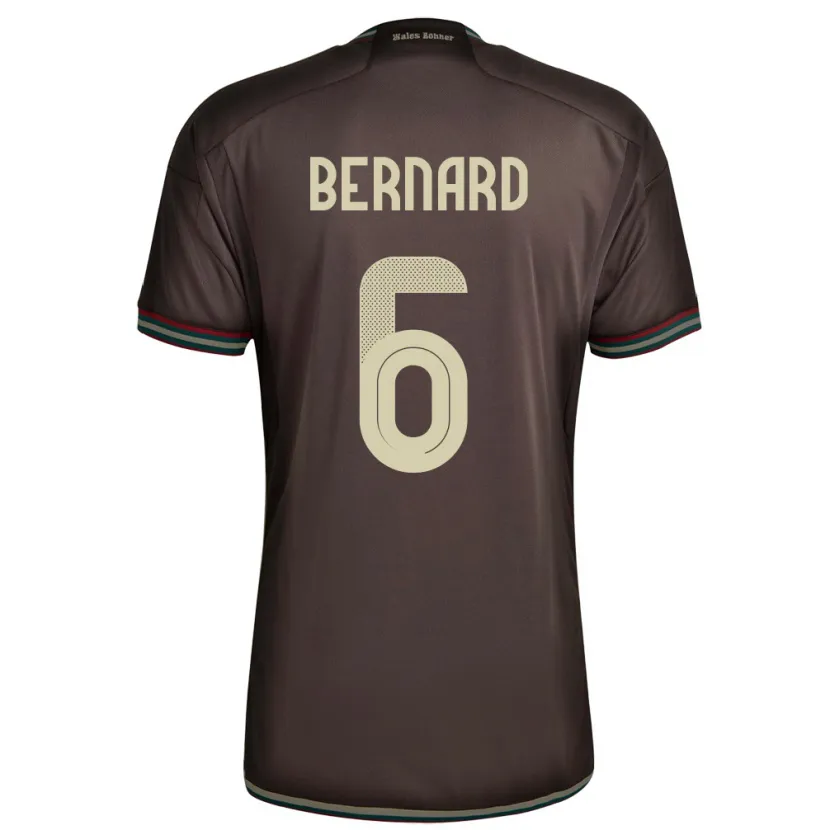 Danxen Kinder Jamaika Di'shon Bernard #6 Nachtbraun Auswärtstrikot Trikot 24-26 T-Shirt Schweiz