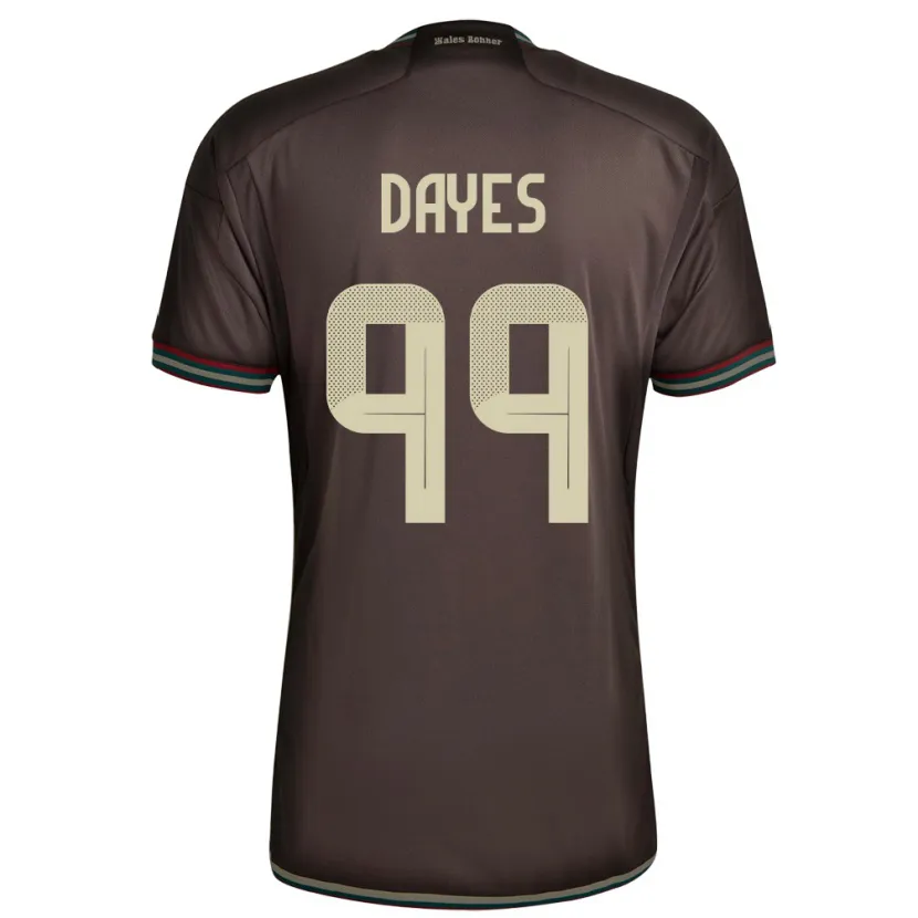 Danxen Kinder Jamaika Malikae Dayes #99 Nachtbraun Auswärtstrikot Trikot 24-26 T-Shirt Schweiz