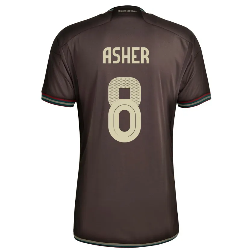 Danxen Kinder Jamaika Chinyelu Asher #8 Nachtbraun Auswärtstrikot Trikot 24-26 T-Shirt Schweiz