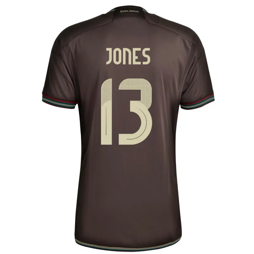 Danxen Kinder Jamaika Javanae Jones #13 Nachtbraun Auswärtstrikot Trikot 24-26 T-Shirt Schweiz