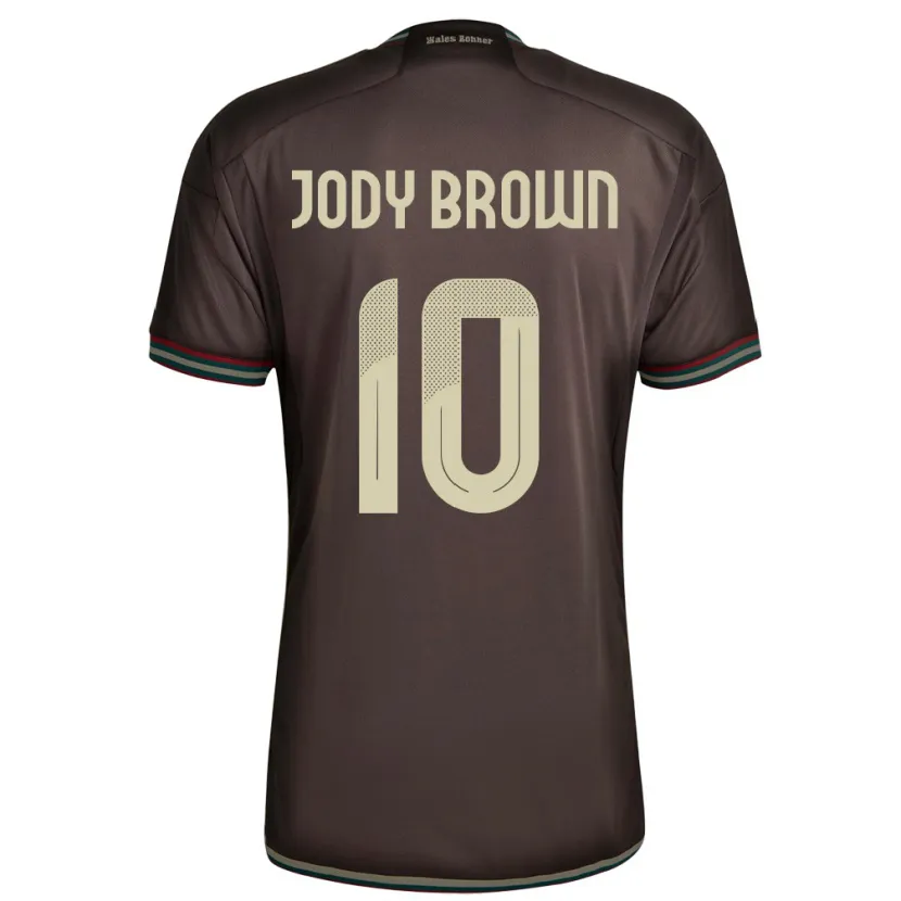 Danxen Kinder Jamaika Jody Brown #10 Nachtbraun Auswärtstrikot Trikot 24-26 T-Shirt Schweiz
