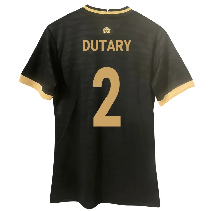 Danxen Kinder Panama Claudia Dutary #2 Schwarz Auswärtstrikot Trikot 24-26 T-Shirt Schweiz