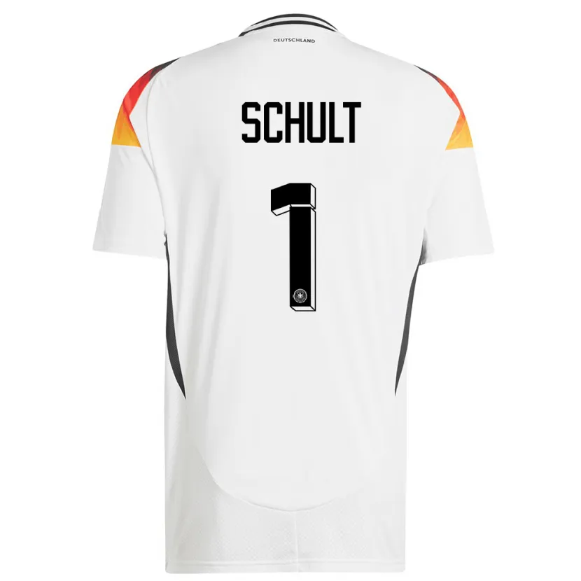 Danxen Herren Deutschland Almuth Schult #1 Weiß Heimtrikot Trikot 24-26 T-Shirt Schweiz