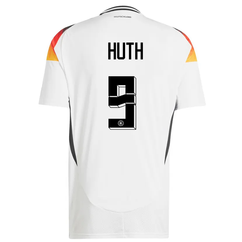 Danxen Herren Deutschland Svenja Huth #9 Weiß Heimtrikot Trikot 24-26 T-Shirt Schweiz