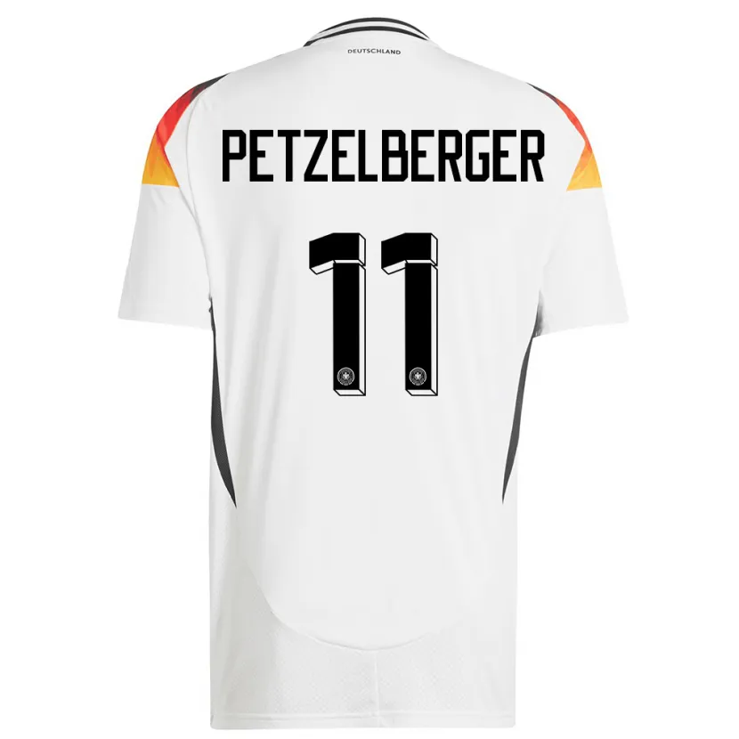 Danxen Herren Deutschland Ramona Petzelberger #11 Weiß Heimtrikot Trikot 24-26 T-Shirt Schweiz