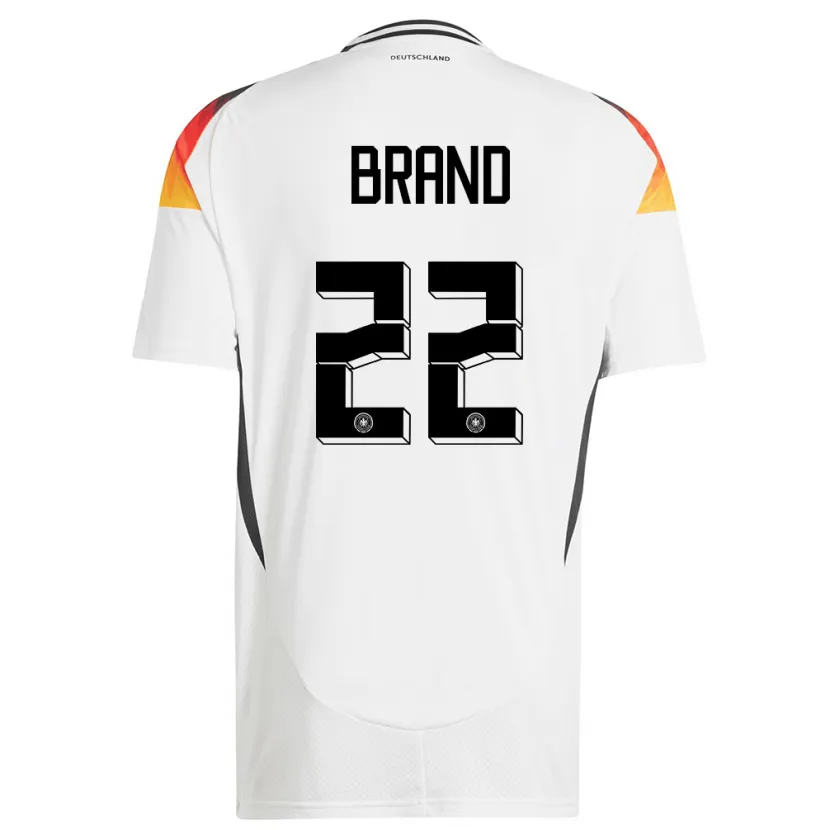 Danxen Herren Deutschland Jule Brand #22 Weiß Heimtrikot Trikot 24-26 T-Shirt Schweiz