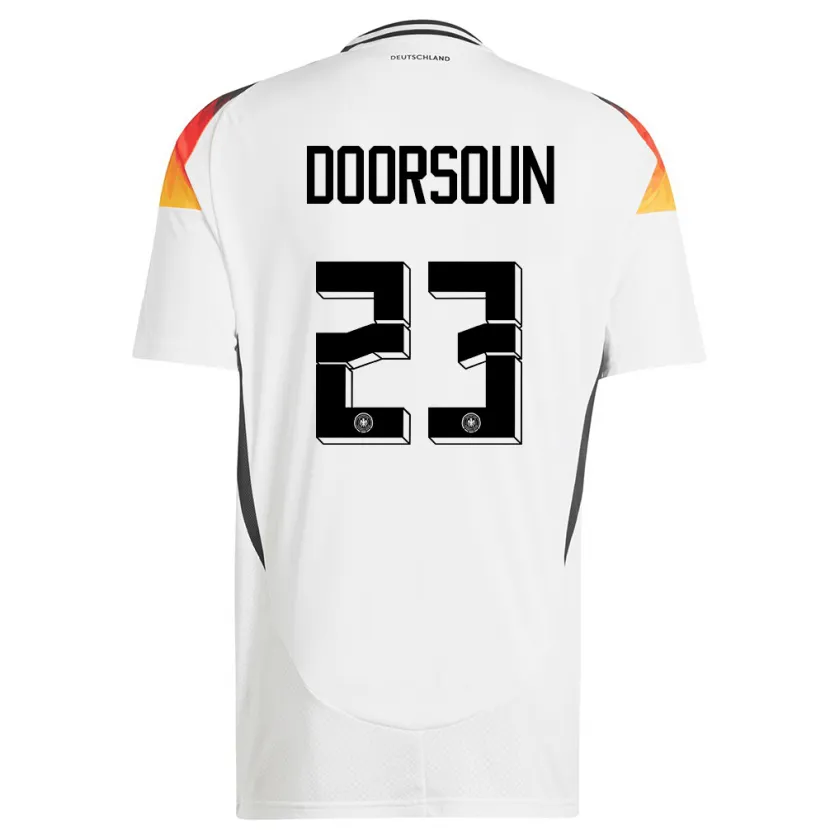 Danxen Herren Deutschland Sara Doorsoun #23 Weiß Heimtrikot Trikot 24-26 T-Shirt Schweiz