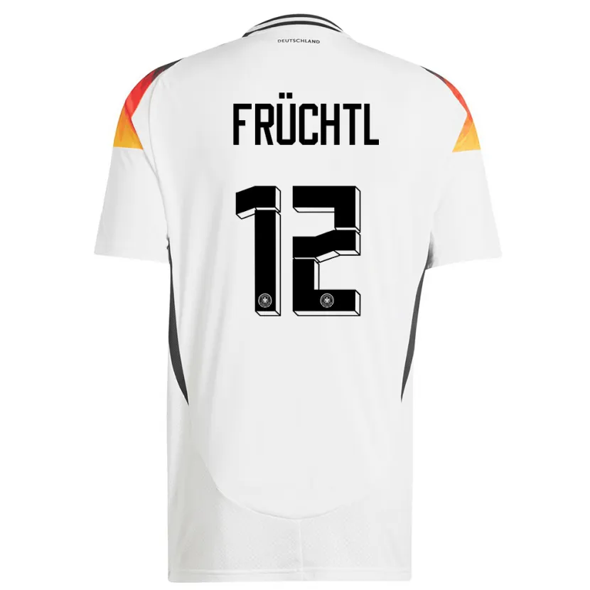 Danxen Herren Deutschland Christian Fruchtl #12 Weiß Heimtrikot Trikot 24-26 T-Shirt Schweiz