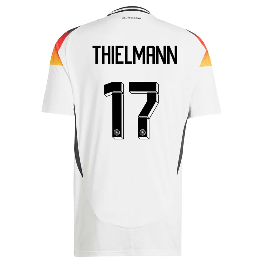 Danxen Herren Deutschland Jan Thielmann #17 Weiß Heimtrikot Trikot 24-26 T-Shirt Schweiz