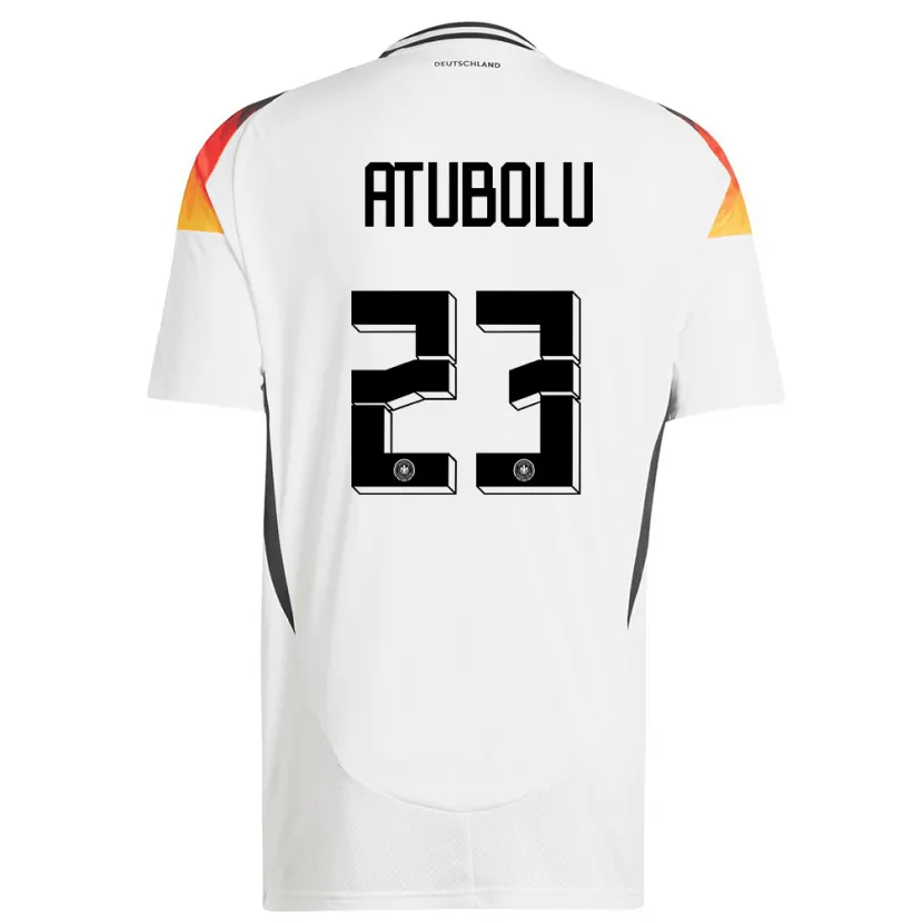 Danxen Herren Deutschland Noah Atubolu #23 Weiß Heimtrikot Trikot 24-26 T-Shirt Schweiz