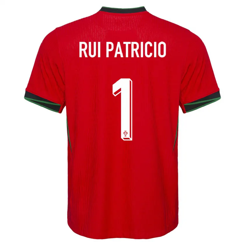 Danxen Herren Portugal Rui Patricio #1 Rot Heimtrikot Trikot 24-26 T-Shirt Schweiz