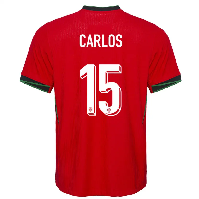 Danxen Herren Portugal Ze Carlos #15 Rot Heimtrikot Trikot 24-26 T-Shirt Schweiz