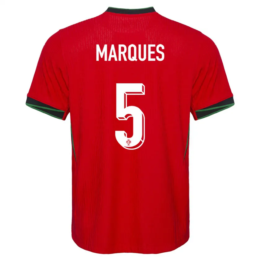 Danxen Herren Portugal Martim Marques #5 Rot Heimtrikot Trikot 24-26 T-Shirt Schweiz