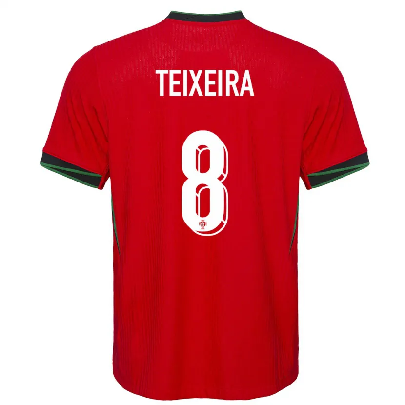 Danxen Herren Portugal Joao Teixeira #8 Rot Heimtrikot Trikot 24-26 T-Shirt Schweiz
