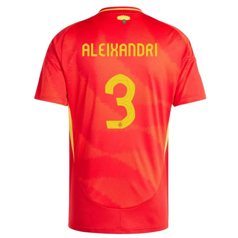 Danxen Herren Spanien Laia Aleixandri #3 Rot Heimtrikot Trikot 24-26 T-Shirt Schweiz