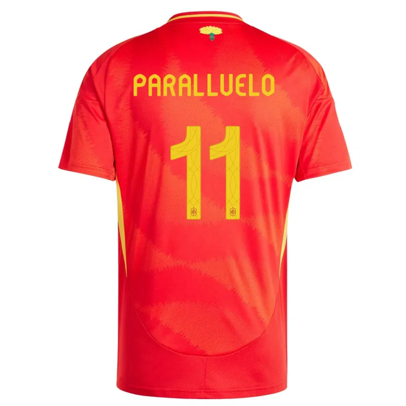 Danxen Herren Spanien Salma Paralluelo #11 Rot Heimtrikot Trikot 24-26 T-Shirt Schweiz