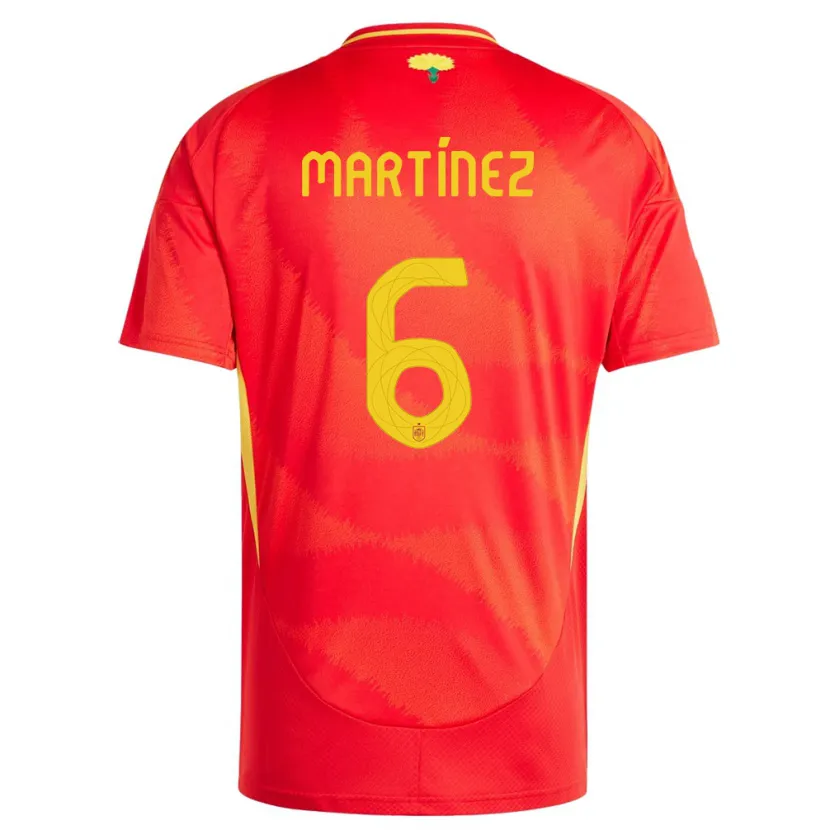 Danxen Herren Spanien Roger Martinez #6 Rot Heimtrikot Trikot 24-26 T-Shirt Schweiz