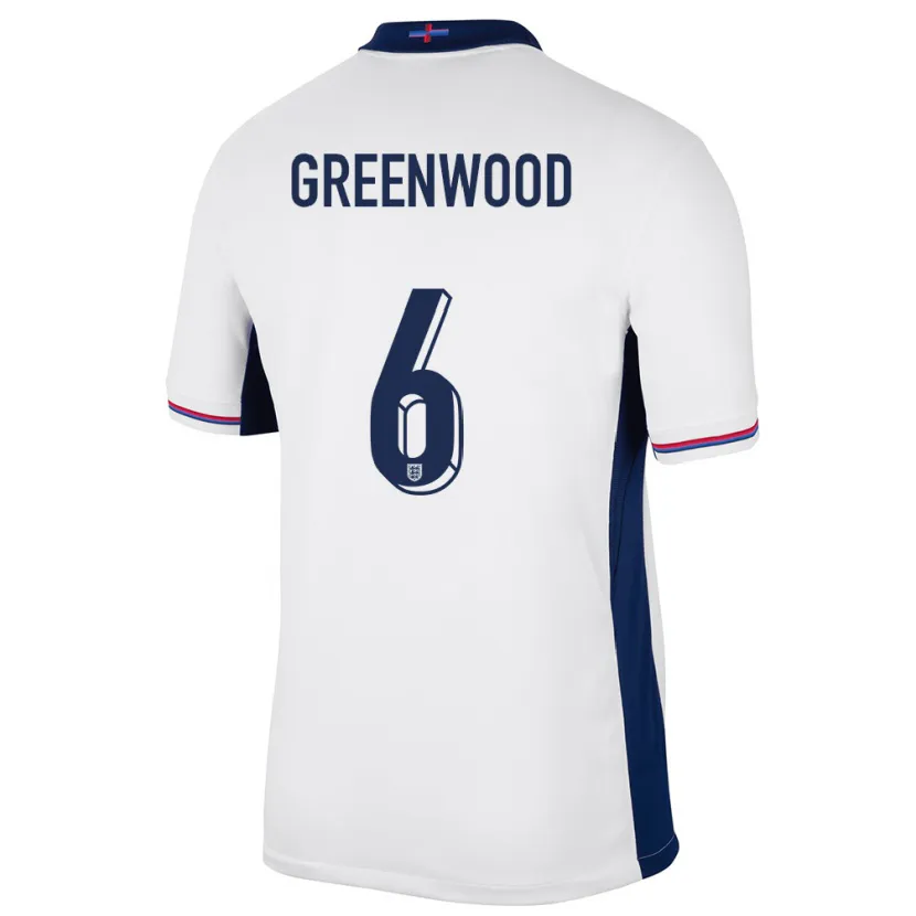 Danxen Herren England Alex Greenwood #6 Weiß Heimtrikot Trikot 24-26 T-Shirt Schweiz