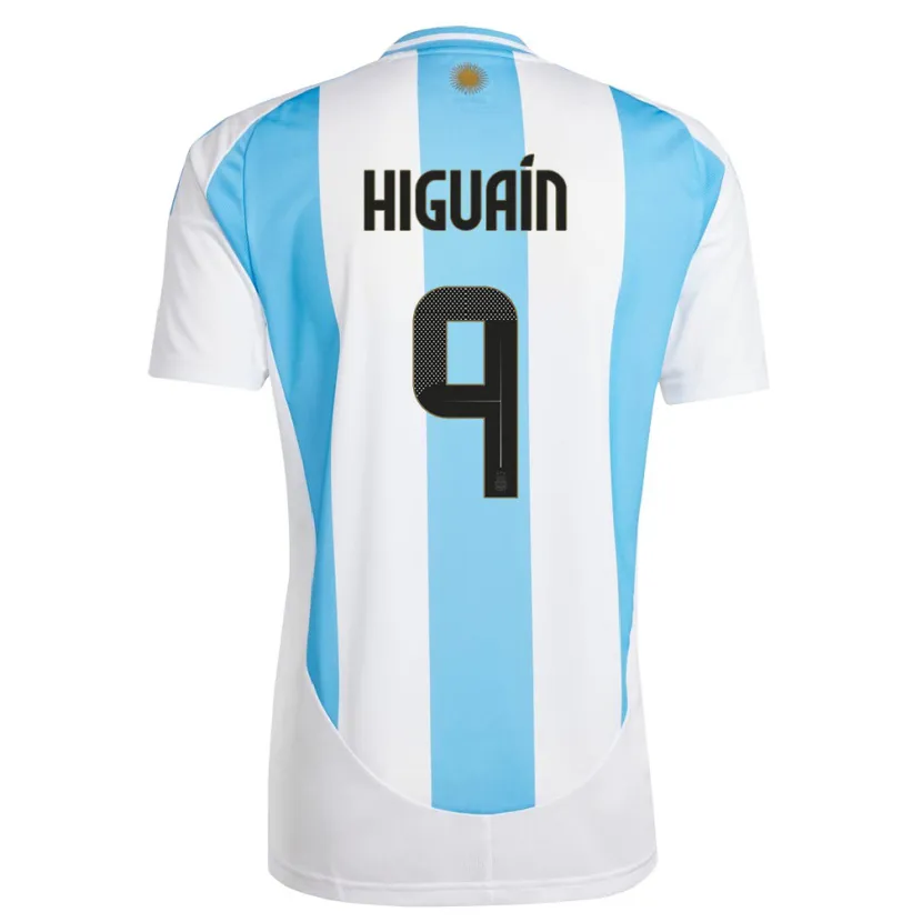 Danxen Herren Argentinien Gonzalo Higuain #9 Weiß Blau Heimtrikot Trikot 24-26 T-Shirt Schweiz