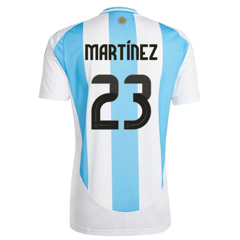Danxen Herren Argentinien Emiliano Martinez #23 Weiß Blau Heimtrikot Trikot 24-26 T-Shirt Schweiz