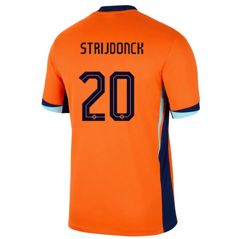 Danxen Herren Niederlande Bayren Strijdonck #20 Orange Heimtrikot Trikot 24-26 T-Shirt Schweiz