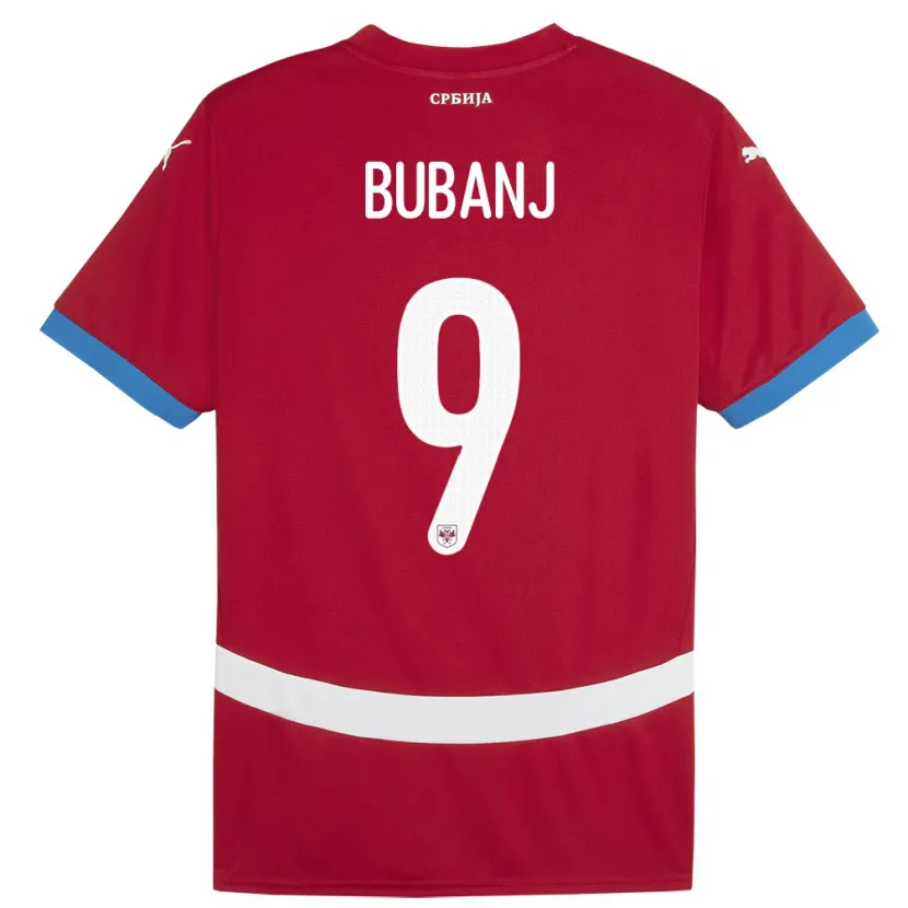Danxen Herren Serbien Mateja Bubanj #9 Rot Heimtrikot Trikot 24-26 T-Shirt Schweiz