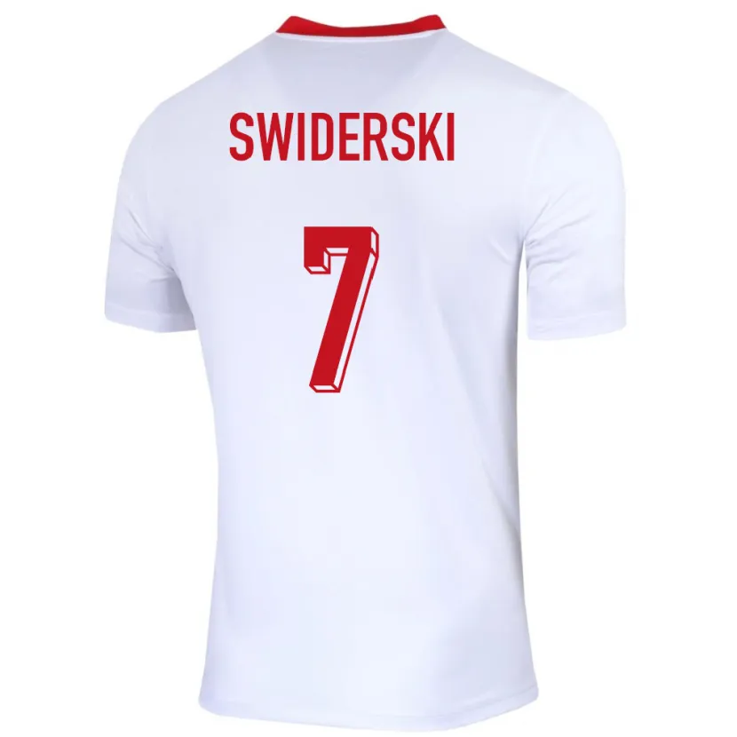 Danxen Herren Polen Karol Swiderski #7 Weiß Heimtrikot Trikot 24-26 T-Shirt Schweiz