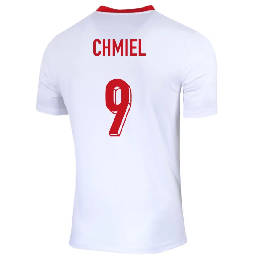 Danxen Herren Polen George Chmiel #9 Weiß Heimtrikot Trikot 24-26 T-Shirt Schweiz