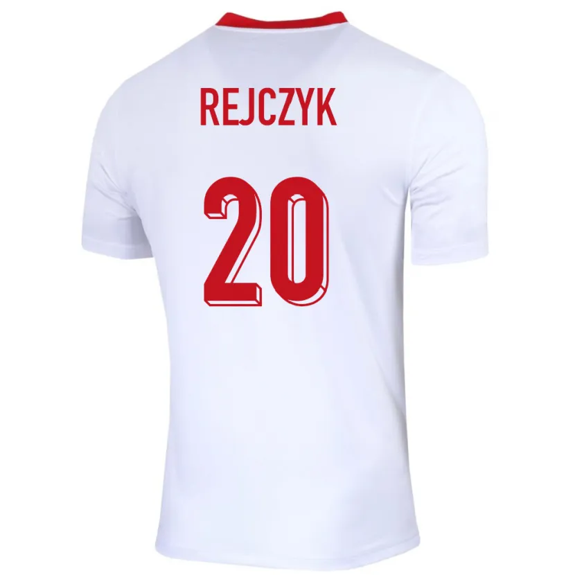 Danxen Herren Polen Filip Rejczyk #20 Weiß Heimtrikot Trikot 24-26 T-Shirt Schweiz