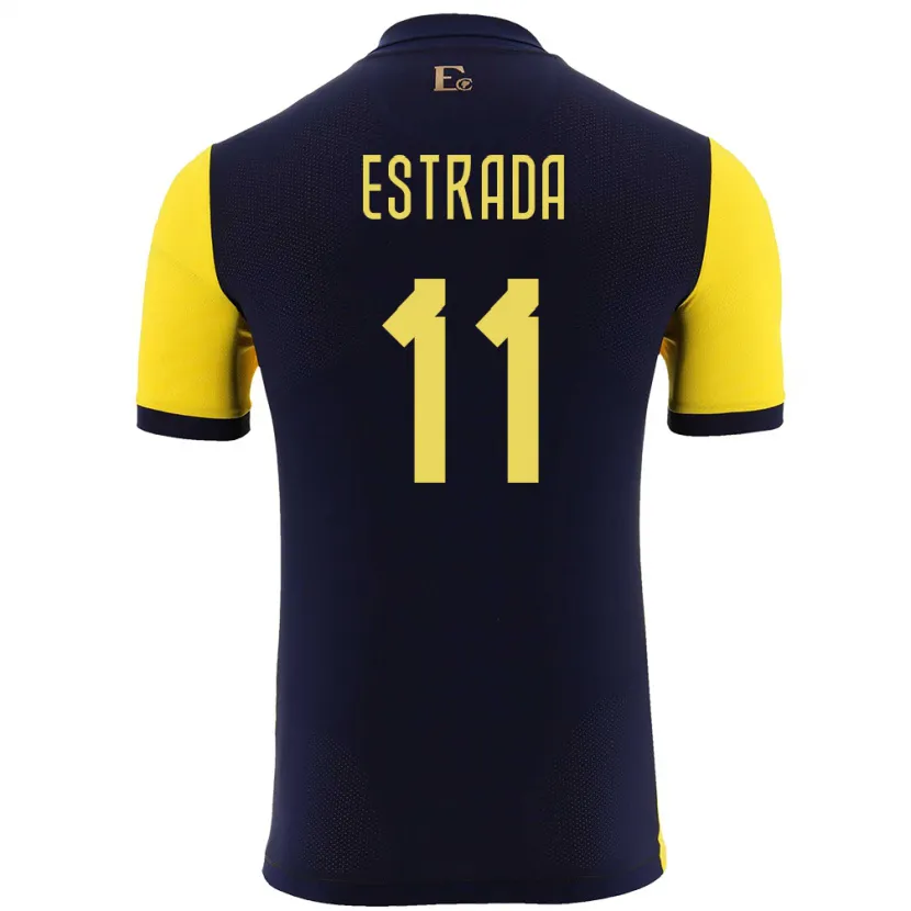 Danxen Herren Ecuador Michael Estrada #11 Gelb Heimtrikot Trikot 24-26 T-Shirt Schweiz