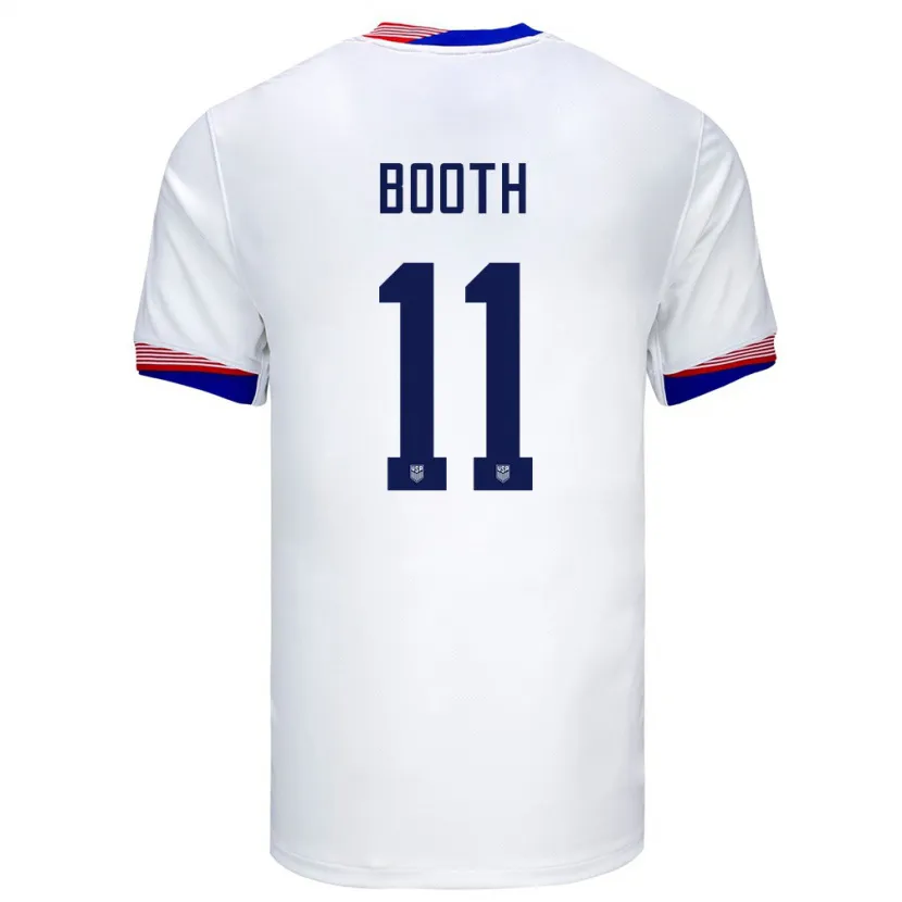 Danxen Herren Vereinigte Staaten Zach Booth #11 Weiß Heimtrikot Trikot 24-26 T-Shirt Schweiz