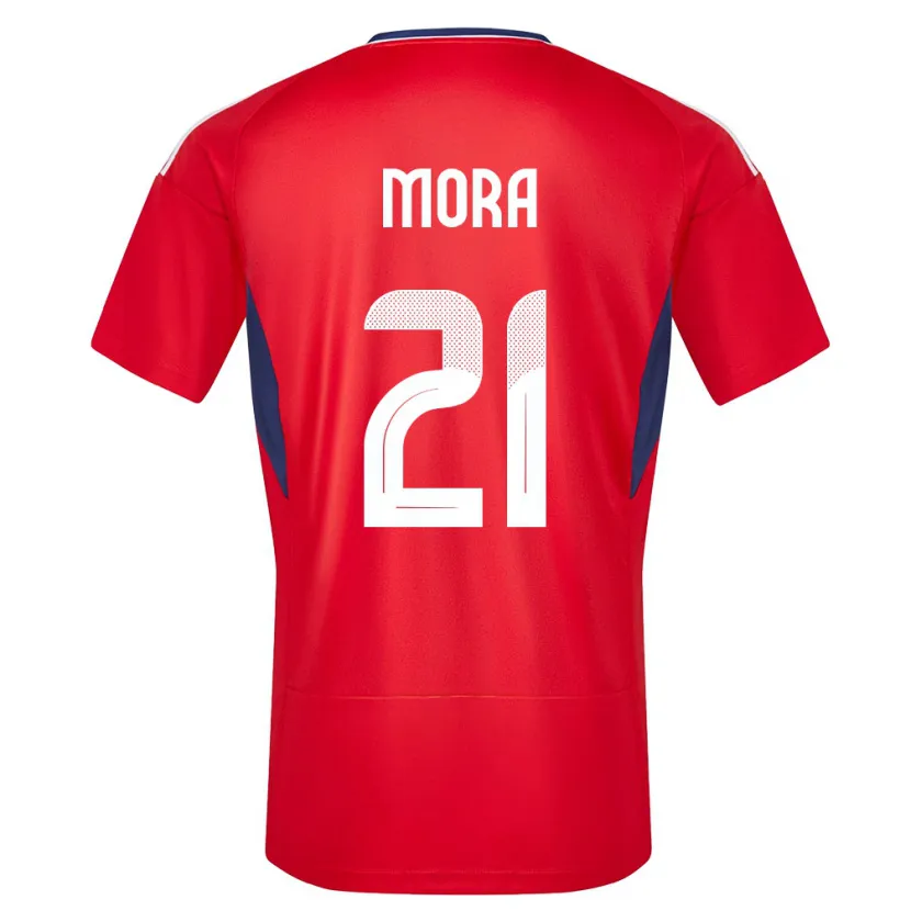 Danxen Herren Costa Rica Carlos Mora #21 Rot Heimtrikot Trikot 24-26 T-Shirt Schweiz