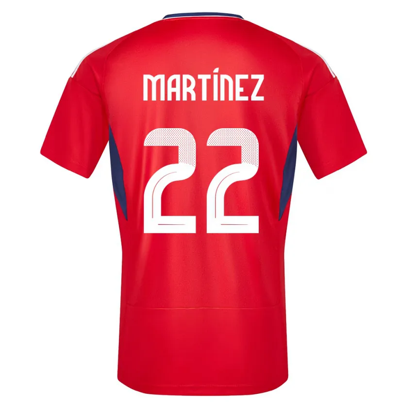 Danxen Herren Costa Rica Carlos Martinez #22 Rot Heimtrikot Trikot 24-26 T-Shirt Schweiz