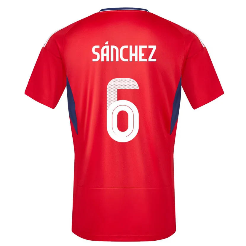 Danxen Herren Costa Rica Carol Sanchez #6 Rot Heimtrikot Trikot 24-26 T-Shirt Schweiz