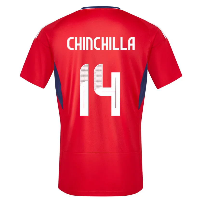 Danxen Herren Costa Rica Priscila Chinchilla #14 Rot Heimtrikot Trikot 24-26 T-Shirt Schweiz