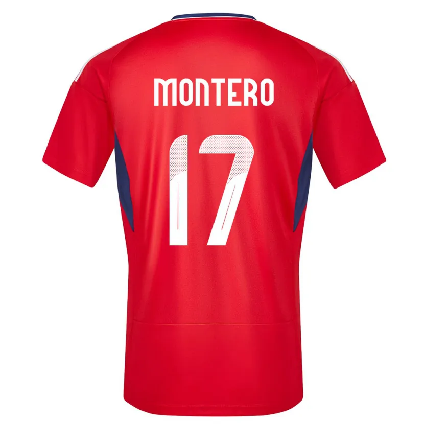 Danxen Herren Costa Rica Michelle Montero #17 Rot Heimtrikot Trikot 24-26 T-Shirt Schweiz