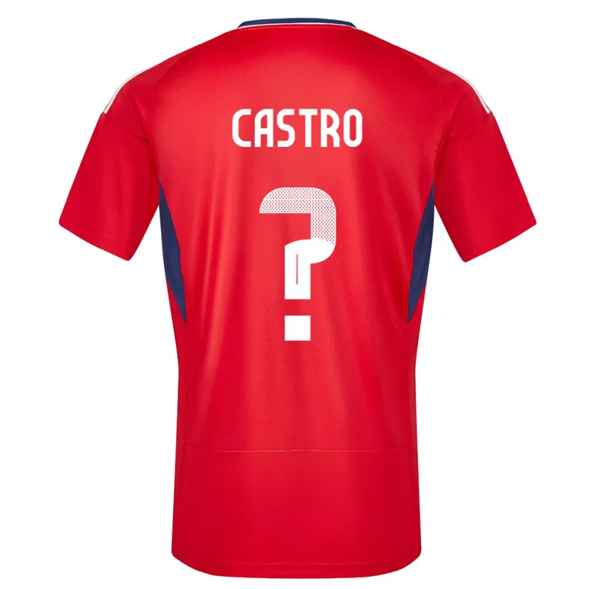 Danxen Herren Costa Rica Mathias Castro #0 Rot Heimtrikot Trikot 24-26 T-Shirt Schweiz