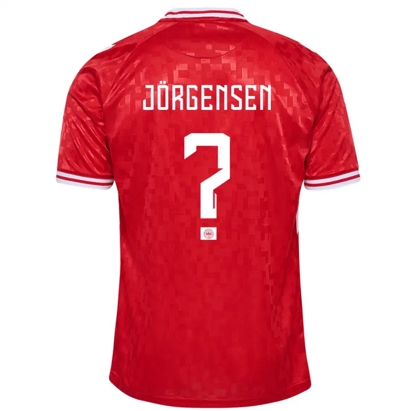 Danxen Herren Dänemark Thomas Jörgensen #0 Rot Heimtrikot Trikot 24-26 T-Shirt Schweiz