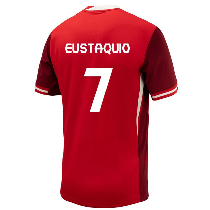 Danxen Herren Kanada Stephen Eustáquio #7 Rot Heimtrikot Trikot 24-26 T-Shirt Schweiz