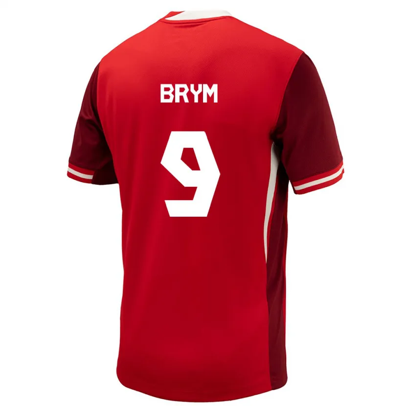 Danxen Herren Kanada Charles-Andreas Brym #9 Rot Heimtrikot Trikot 24-26 T-Shirt Schweiz