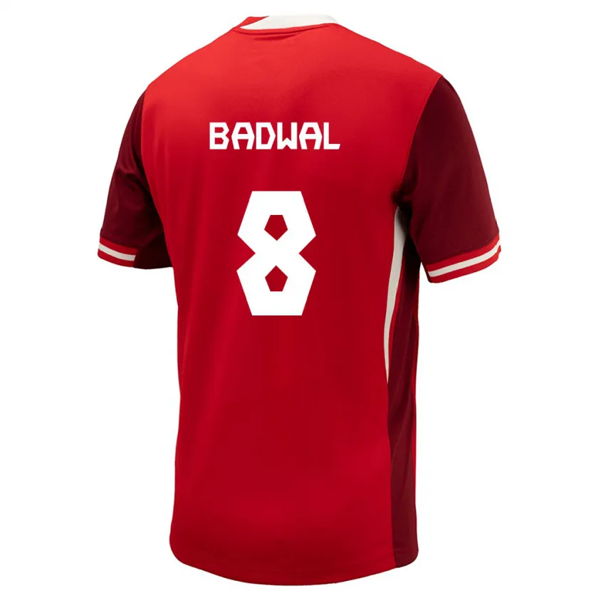 Danxen Herren Kanada Jeevan Badwal #8 Rot Heimtrikot Trikot 24-26 T-Shirt Schweiz