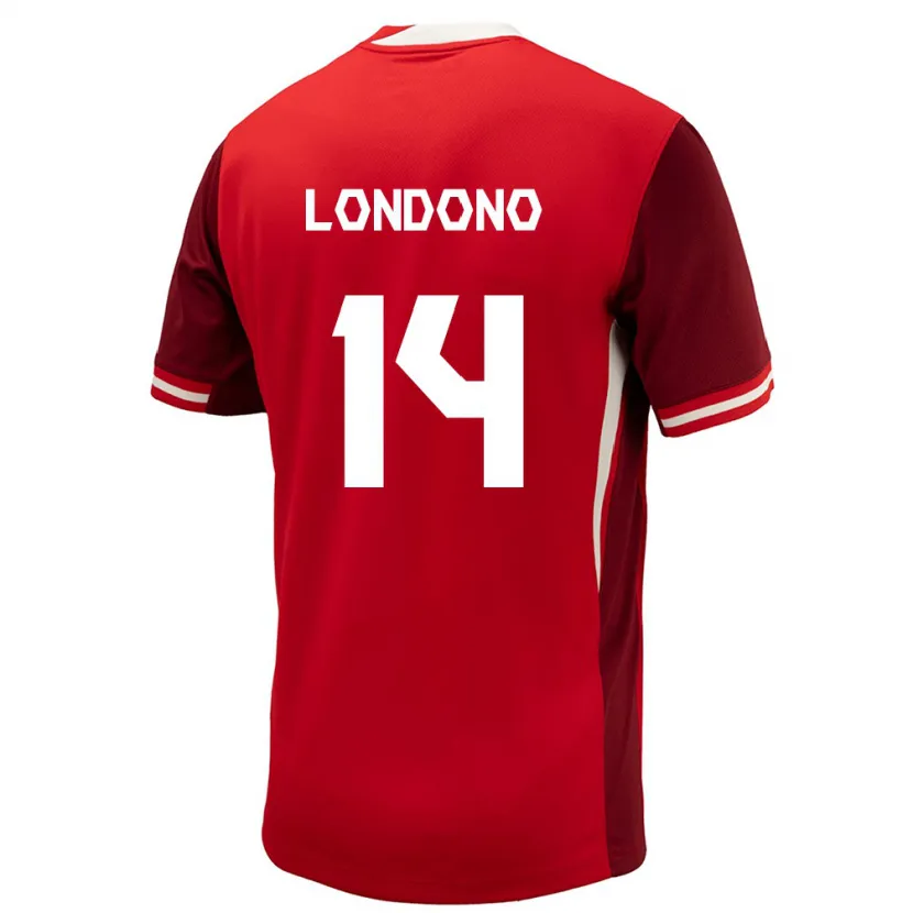 Danxen Herren Kanada Tyler Londono #14 Rot Heimtrikot Trikot 24-26 T-Shirt Schweiz