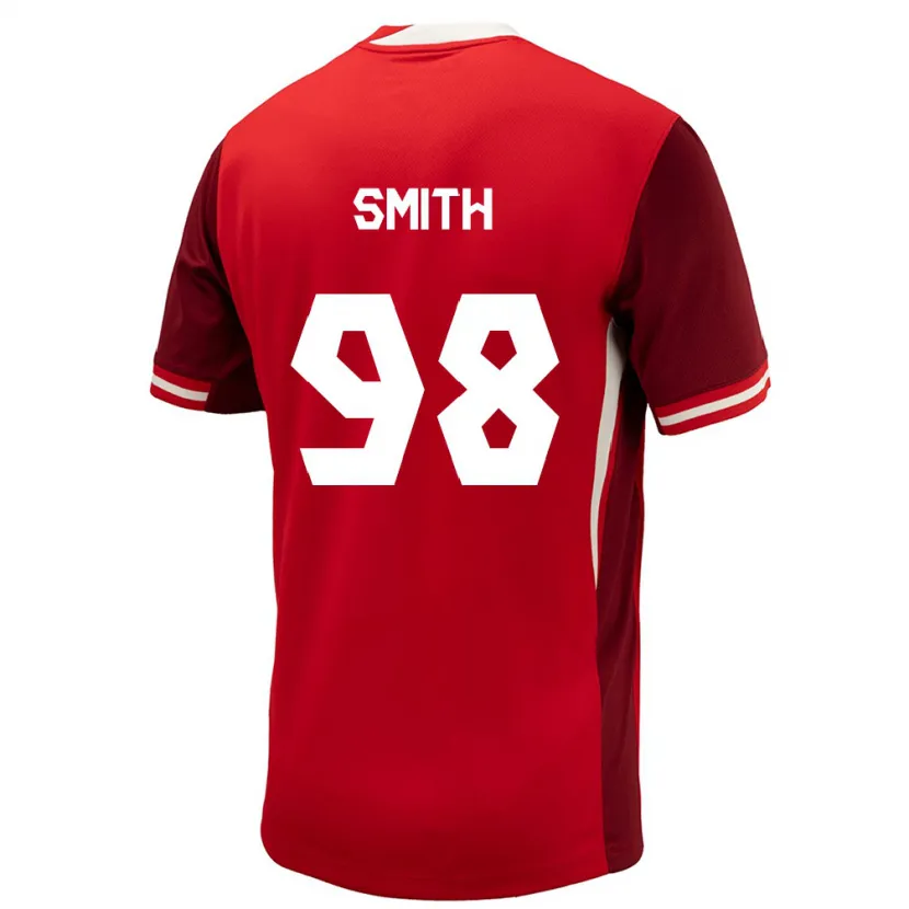 Danxen Herren Kanada Olivia Smith #98 Rot Heimtrikot Trikot 24-26 T-Shirt Schweiz