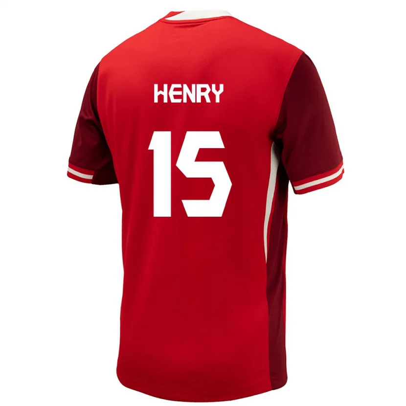Danxen Herren Kanada Doneil Henry #15 Rot Heimtrikot Trikot 24-26 T-Shirt Schweiz