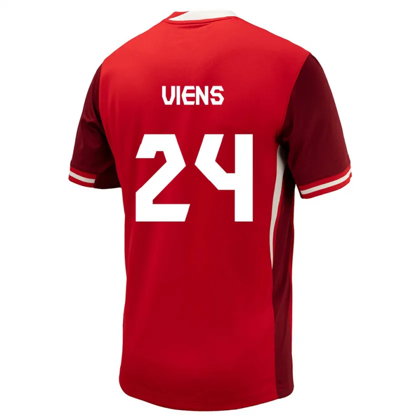 Danxen Herren Kanada Evelyne Viens #24 Rot Heimtrikot Trikot 24-26 T-Shirt Schweiz