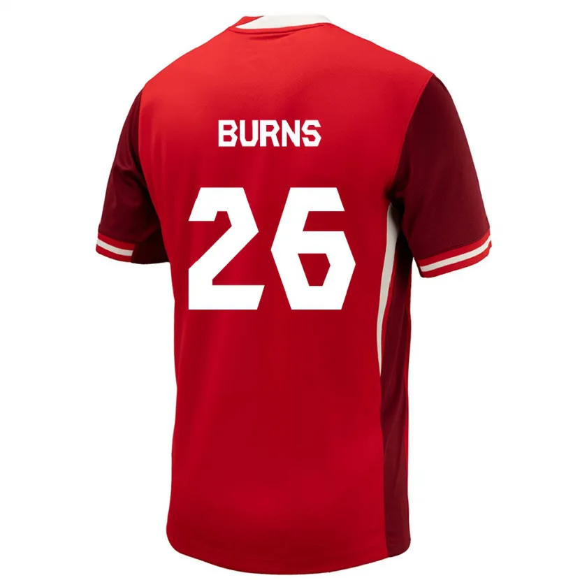Danxen Herren Kanada Zoe Burns #26 Rot Heimtrikot Trikot 24-26 T-Shirt Schweiz